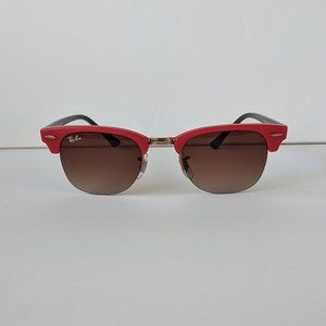 NEW | Ray-Ban | Women's Red Clubmaster Classic